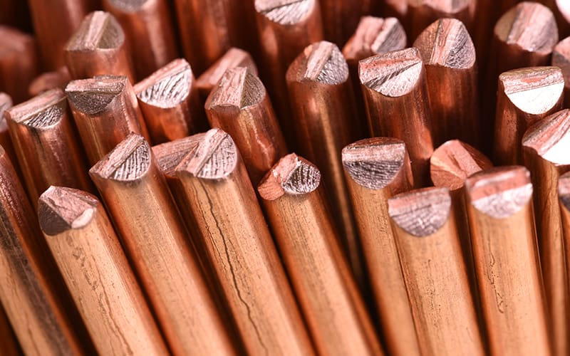 Metatek mining copper rods