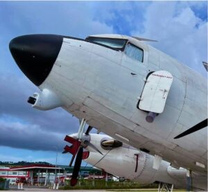 What is LiDAR used for? DC3T with LiDAR housing under the nose