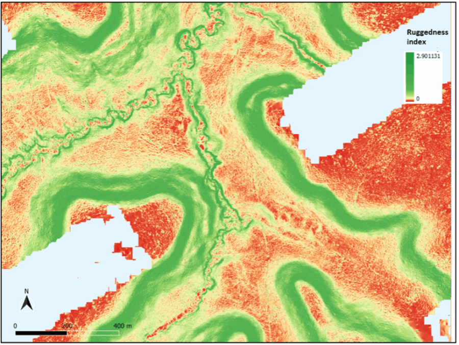 What is LiDAR used for? ruggedness